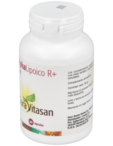 Alpha Lipoico R+ 60Cap.