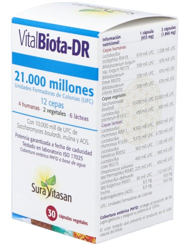 Vitalbiota-Dr 30Cap. (Refrigeracion)