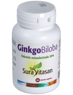 Ginkgo Biloba Estandarizado Al 24% 60Cap.