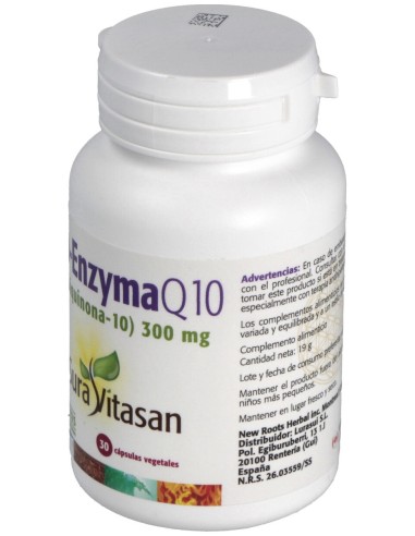 Co-Enzyma Q10 300Mg. Ubiquinona 30Cap.