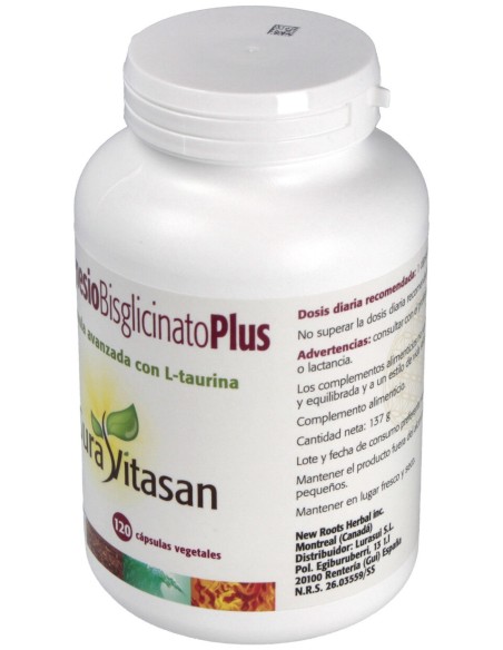 Sura Vitasan Magnesio Bisglicinato Plus 120Caps