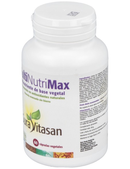 Multi Nutri Max Multinutriente Base Vegetal 60Cap.