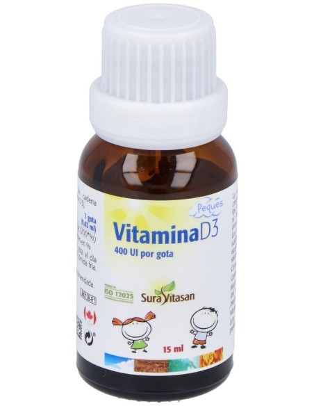 Vitamina D3 Peques 15Ml.