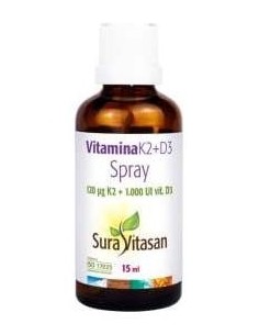 Vitamina K2 + D3 Spray 15Ml.