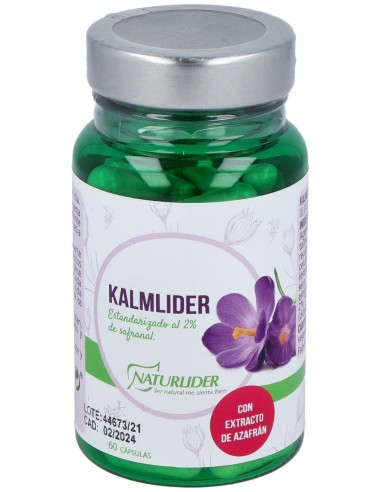 Kalmlider 60 Cap Extr Azafran Naturlider
