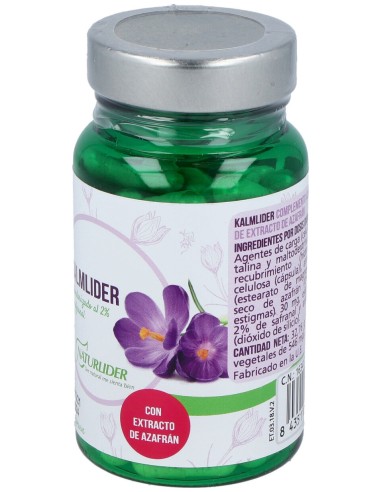 Kalmlider 60 Cap Extr Azafran Naturlider