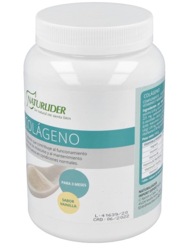 Naturlider Colageno Con Magnesio Vainilla 540G