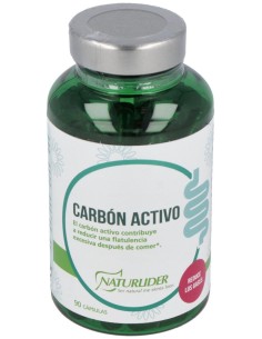 Naturlider Carbon Activo Vegetal 90 Cápsulas