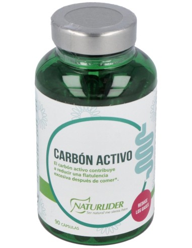 Naturlider Carbon Activo Vegetal 90 Cápsulas