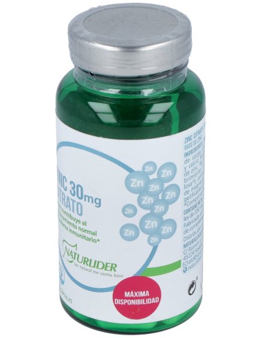 Naturlider Zinc Citrato 60Cáps