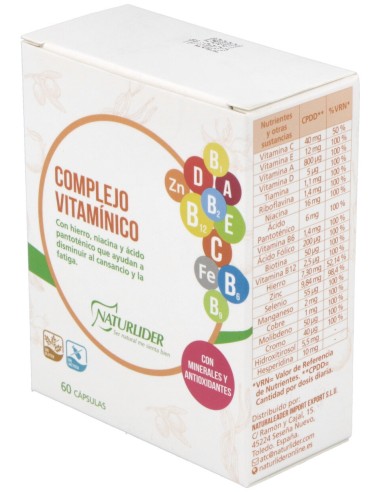 Naturlider Complejo Vitaminico 60 Caps