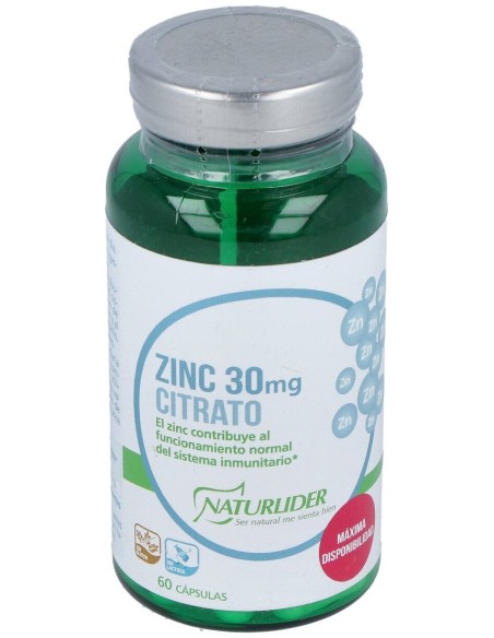 Naturlider Zinc Citrato 60Cáps