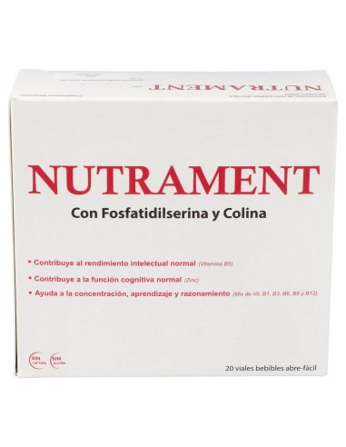 Nutrament 20 Viales Bebiles 10 Ml