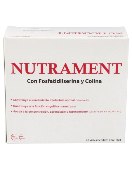 Nutrament 20 Viales Bebiles 10 Ml