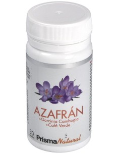 Azafran+Garcinia+Cafe Verde 30 Caps 600Mg Prisma Natural