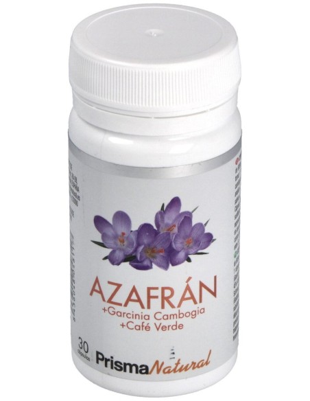 Azafran+Garcinia+Cafe Verde 30 Caps 600Mg Prisma Natural