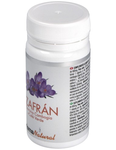 Azafran+Garcinia+Cafe Verde 30 Caps 600Mg...