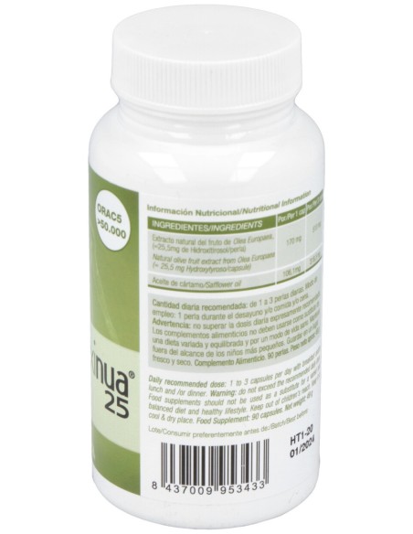 Hidroxinua 25  90 Perlas