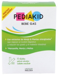 Pediakid Bebe Gases Biberon 12Sticks