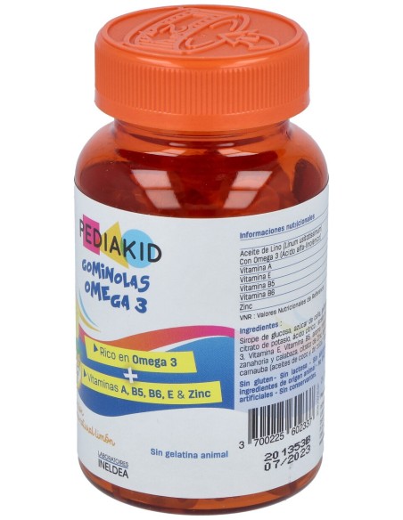 Pediakid Gominolas Omega 3 60Gominolas