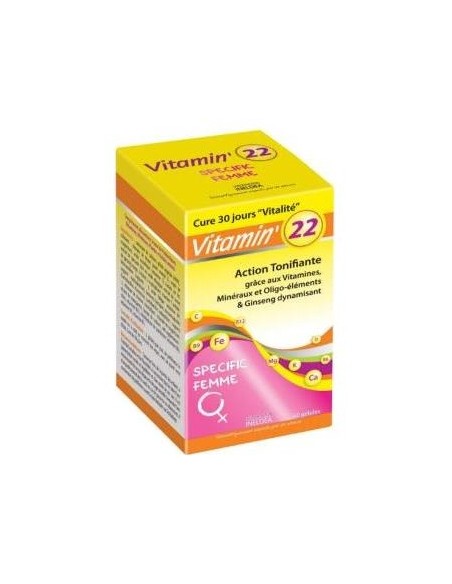 Vitamin 22 Vitaminas-Olig-Plantas Mujer 60Cap.