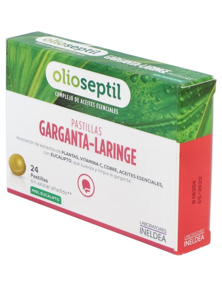 Olioseptil Garganta-Laringe 24Comp.