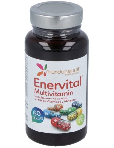 Mundo Natural Enervital Multivitam 60Cap