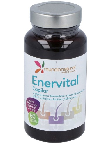 Mundo Natural Enervital Capilar 60 Caps