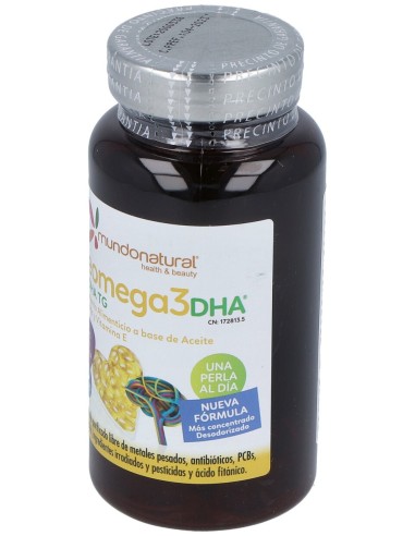 Mundonatural Oleomega3 80% Dha 1G 30Caps