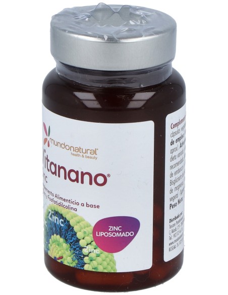 Mundonatural Vitanano Zinc Liposomado 30Caps