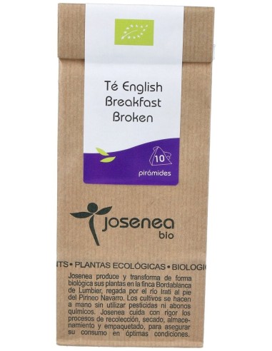 Josenea Té English Breakfast Broken Bio 10Uds
