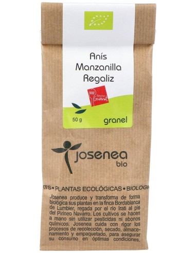Josenea Anís Manzanilla Regaliz_ Granel 50 Gr