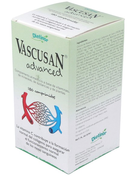 Dietinor Vascusan Advanced 180 Tabletas