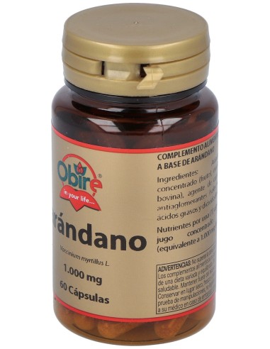 Arandano 1000Mg  60 Caps.