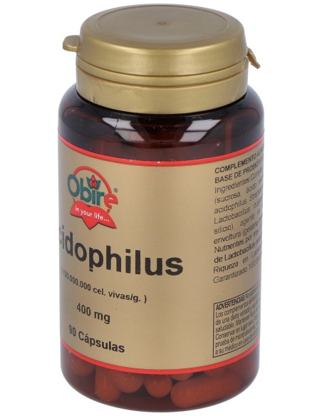 Obire Acidophilus 400Mg 90Caps