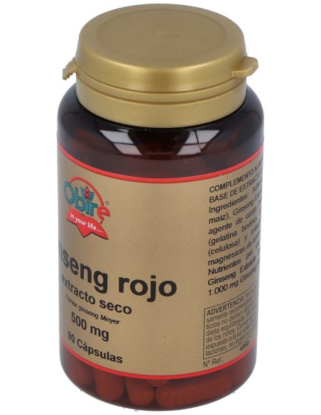 Obire Ginseng Rojo 500Mg 90Caps