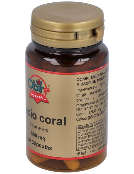 Obire Coral Calcio 500Mg 60Caps