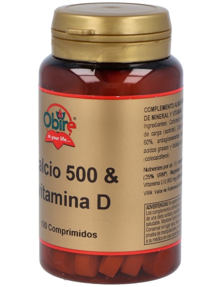 Obire Calcio + Vitamina D 100Comp