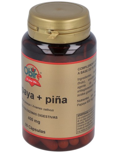 Papaya Piña 90 Capsulas