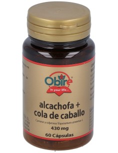 Obire Alcachofa + Cola De Caballo 300Mg 60Caps