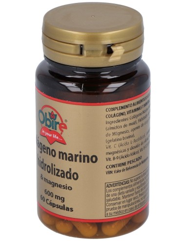 Obire Colágeno Marino Hidrolizado + Magnesio...