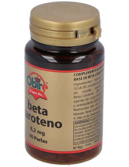 Obire Betacaroteno 10.000 U.I. 90 Perlas