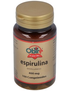 Obire Espirulina 400Mg 100Comp
