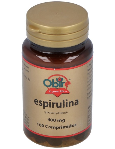 Obire Espirulina 400Mg 100Comp