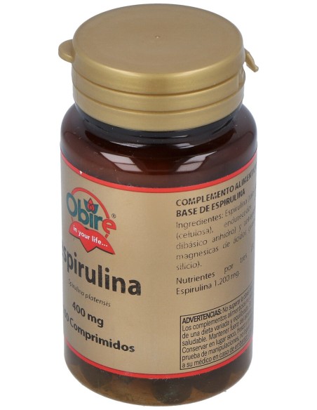 Obire Espirulina 400Mg 100Comp