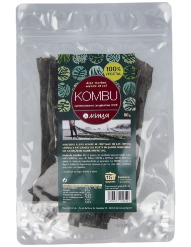 Mimasa Algas Kombu Japon 50G