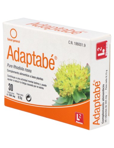 Adaptabé Con Rhodiola Rosea 30Cáps