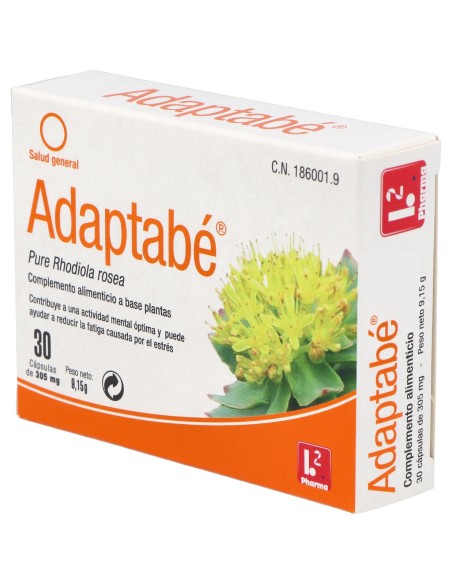 Adaptabé Con Rhodiola Rosea 30Cáps