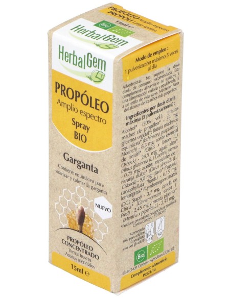 Herbalgem Propóleo Amplio Espectro Spray 15Ml