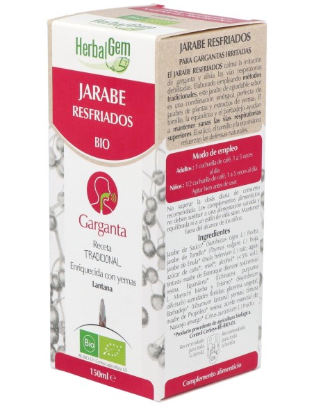 Herbalgem Jarabe Resfriados 150 Ml